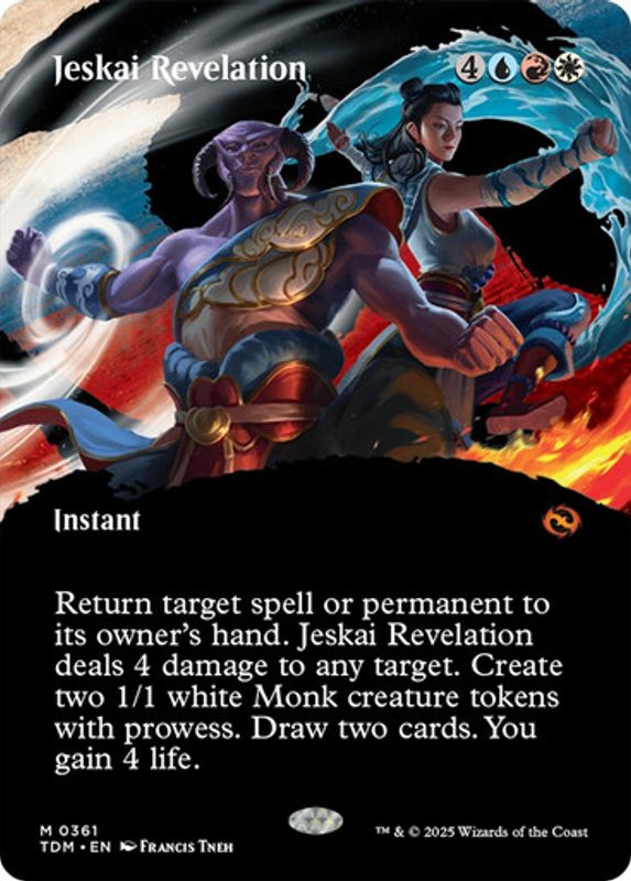 Jeskai Revelation (Borderless) (Foil)